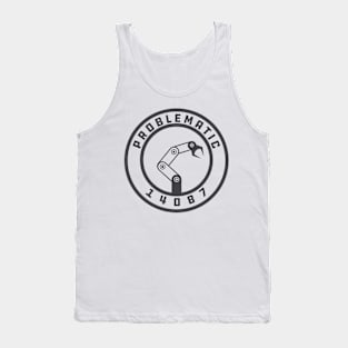 Problematic Logo Design (LIght Colored Design) Tank Top